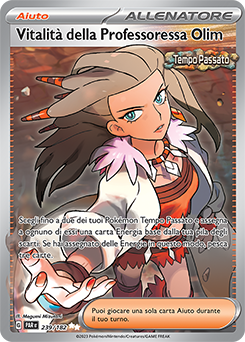 Vitalità della Professoressa Olim 	-	ultra rara	-	Near-meat	-	paradosso temporale	-	ita	-	full art