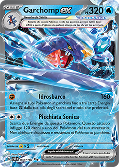 38/182-PAR-Garchomp-ex 	-	doppia rara	-	Near-meat	-	paradosso temporale	-	ita	-	special