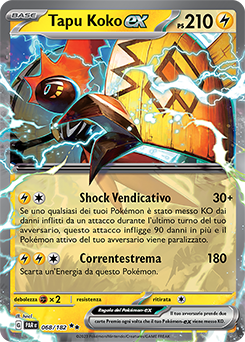 68/182-PAR-Tapu Koko-ex 	-	doppia rara	-	Near-meat	-	paradosso temporale	-	ita	-	special