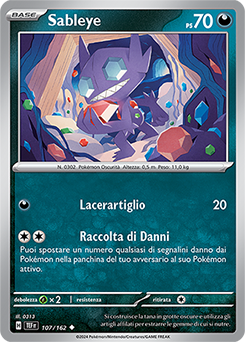 Sableye 	-	non comune	-	Near-meat	-	cronoforze	-	ita	-