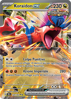 Koraidon-ex 	-	doppia rara	-	Near-meat	-	cronoforze	-	ita	-	special