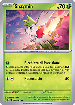Shaymin 	-	non comune	-	Near-meat	-	cronoforze	-	ita	-