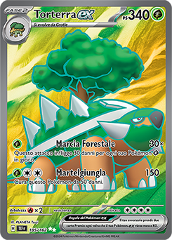 Torterra-ex 	-	ultra rara	-	Near-meat	-	cronoforze	-	ita	-	full art