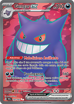 Gengar-ex 	-	ultra rara	-	Near-meat	-	cronoforze	-	ita	-	full art