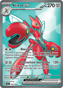 Scizor-ex 	-	ultra rara	-	Near-meat	-	cronoforze	-	ita	-	full art