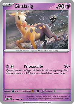 Girafarig 	-	comune	-	Near-meat	-	cronoforze	-	ita	-