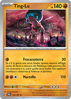110/167-TWM-Ting-Lu 	-	rara h	-	Near-mint	-	crepuscolo mascherato	-	ita	-	holo