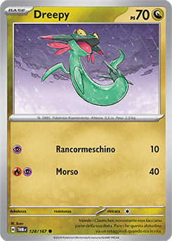 128/167-TWM-Dreepy 	-	comune	-	Near-mint	-	crepuscolo mascherato	-	ita