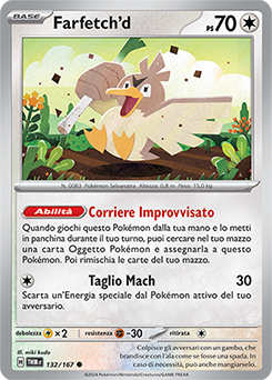 132/167-TWM-Farfetch’d 	-	comune	-	Near-mint	-	crepuscolo mascherato	-	ita	-