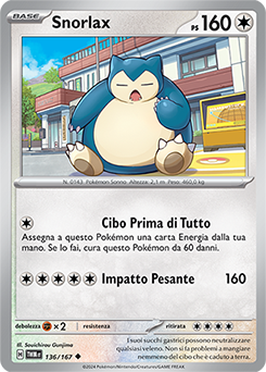 136/167-TWM-Snorlax 	-	non comune	-	Near-mint	-	crepuscolo mascherato	-	ita	-