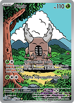Pinsir 	-	rara illustrazione	-	Near-mint	-	crepuscolo mascherato	-	ita	-	special