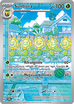 Sunflora 	-	rara illustrazione	-	Near-mint	-	crepuscolo mascherato	-	ita	-	special