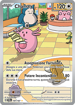 Chansey 	-	rara illustrazione	-	Near-mint	-	crepuscolo mascherato	-	ita	-	special