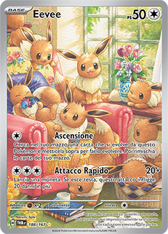 Eevee 	-	rara illustrazione	-	Near-mint	-	crepuscolo mascherato	-	ita	-	special