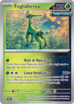19/167-TWM-Fogliaferrea 	-	rara h	-	Near-mint	-	crepuscolo mascherato	-	ita	-holo
