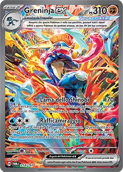 Greninja-ex 	-	rara ill.speciale	-	Near-mint	-	crepuscolo mascherato	-	ita	-	full art