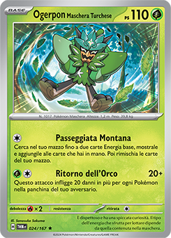 24/167-TWM-Ogerpon Maschera Turchese 	-	rara h	-	Near-mint	-	crepuscolo mascherato	-	ita	-	reverse