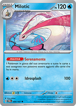 50/167-TWM-Milotic 	-	non comune	-	Near-mint	-	crepuscolo mascherato	-	ita	-	reverse