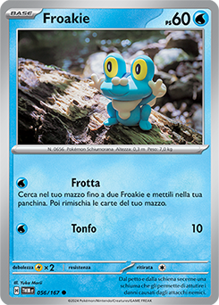 56/167-TWM-Froakie 	-	comune	-	Near-mint	-	crepuscolo mascherato	-	ita	-	reverse