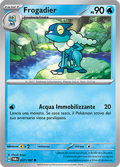 57/167-TWM-Frogadier 	-	comune	-	Near-mint	-	crepuscolo mascherato	-	ita	-	reverse