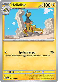 71/167-TWM-Heliolisk 	-	comune	-	Near-mint	-	crepuscolo mascherato	-	ita	-