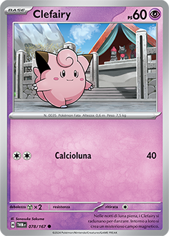 78/167-TWM-Clefairy 	-	comune	-	Near-mint	-	crepuscolo mascherato	-	ita	-	reverse