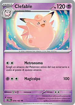 79/167-TWM-Clefable 	-	non comune	-	Near-mint	-	crepuscolo mascherato	-	ita	-