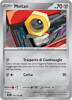 103/142-SCR-Meltan 	-	comune	-	Near-mint	-	corona astrale	-	ita	-