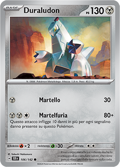 106/142-SCR-Duraludon 	-	comune	-	Near-mint	-	corona astrale	-	ita	-