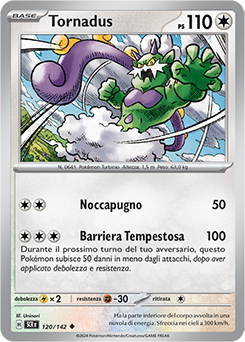 120/142-SCR-Tornadus 	-	non comune	-	Near-mint	-	corona astrale	-	ita	-
