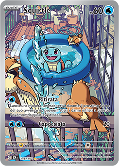 148/142-Squirtle 	-	rara illustrazione	-	Near-mint	-	corona astrale	-	ita	-	special