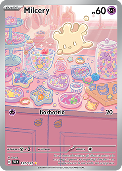 152/142-Milcery 	-	rara illustrazione	-	Near-mint	-	corona astrale	-	ita	-	special