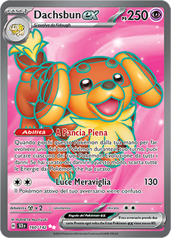 Dachsbun-ex 	-	ultra rara	-	Near-mint	-	corona astrale	-	ita	-	full art