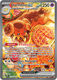 169/142-Dachsbun-ex 	-	rara ill.speciale	-	Near-mint	-	corona astrale	-	ita	-	full art