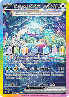 Terapagos-ex 	-	rara ill.speciale	-	Near-mint	-	corona astrale	-	ita	-	full art