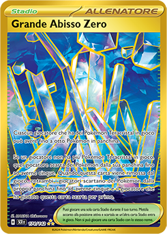 Grande Abisso Zero 	-	iper rara	-	Near-mint	-	corona astrale	-	ita	-	gold