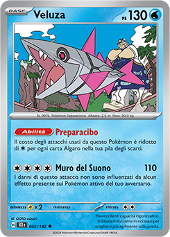 45/142-SCR-Veluza 	-	non comune	-	Near-mint	-	corona astrale	-	ita	-