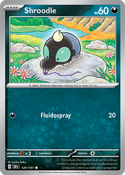 120/191-SSP-Shroodle 	-	comune	-	Near-mint	-	scintille folgoranti	-	ita	-