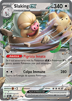 147/191-SSP-Slaking-ex 	-	doppia rara	-	Near-mint	-	scintille folgoranti	-	ita	-	special