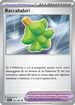 163/191-SSP-Baccababiri 	-	non comune	-	Near-mint	-	scintille folgoranti	-	ita	-