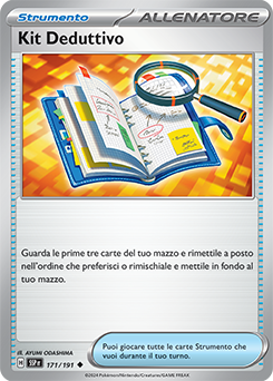 171/191-SSP-Kit Deduttivo 	-	non comune	-	Near-mint	-	scintille folgoranti	-	ita	-	reverse