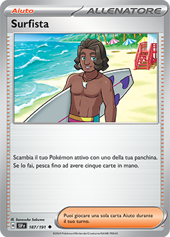 187/191-SSP-Surfista 	-	non comune	-	Near-mint	-	scintille folgoranti	-	ita	-	reverse