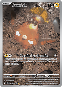 Stunfisk 	-	rara illustrazione	-	Near-mint	-	scintille folgoranti	-	ita	-	special