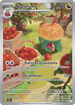 Appletun 	-	rara illustrazione	-	Near-mint	-	scintille folgoranti	-	ita	-	special