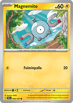 058/191-SSP-Magnemite 	-	comune	-	Near-mint	-	scintille folgoranti	-	ita	-