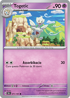 071/191-SSP-Togetic 	-	comune	-	Near-mint	-	scintille folgoranti	-	ita	-