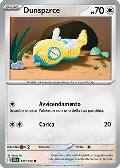 120/159-JTG-Dunsparce 	-	comune	-	Near-mint	-	avventure insieme	-	ita	-