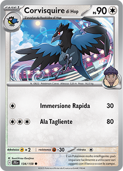 134/159-JTG-Corvisquire di Hop 	-	comune	-	Near-mint	-	avventure insieme	-	ita	-