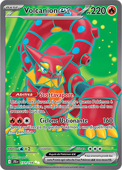 171/159-JTG-Volcanion-ex 	-	ultra rara	-	Near-mint	-	avventure insieme	-	ita	-	full art