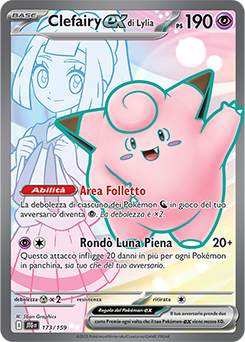 173/159-JTG-Clefairy-ex di Lylia 	-	ultra rara	-	Near-mint	-	avventure insieme	-	ita	-	full art